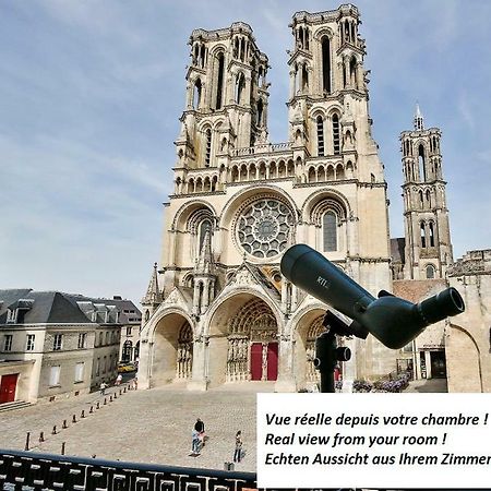 Logis Du Parvis ***Face Cathedrale/In Front Of The Cathedral*** Laon Exterior foto